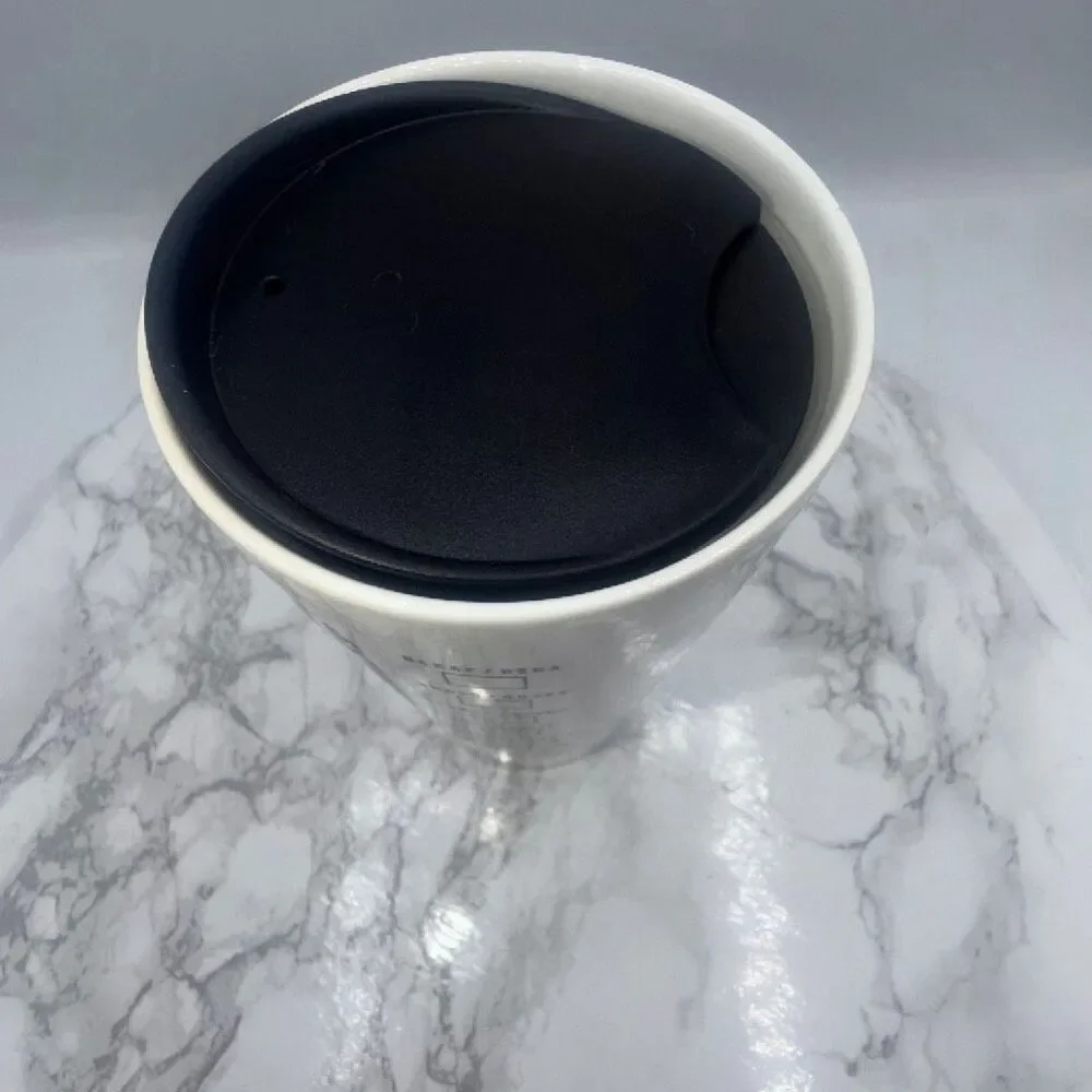 STARBUCKS Ceramic 10 oz Grande Size Travel Mug